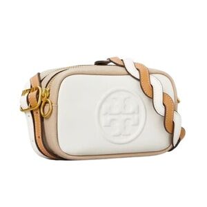 Mini Perry Bombe Leather Twisted Strap Shoulder Bag | TORY BURCH